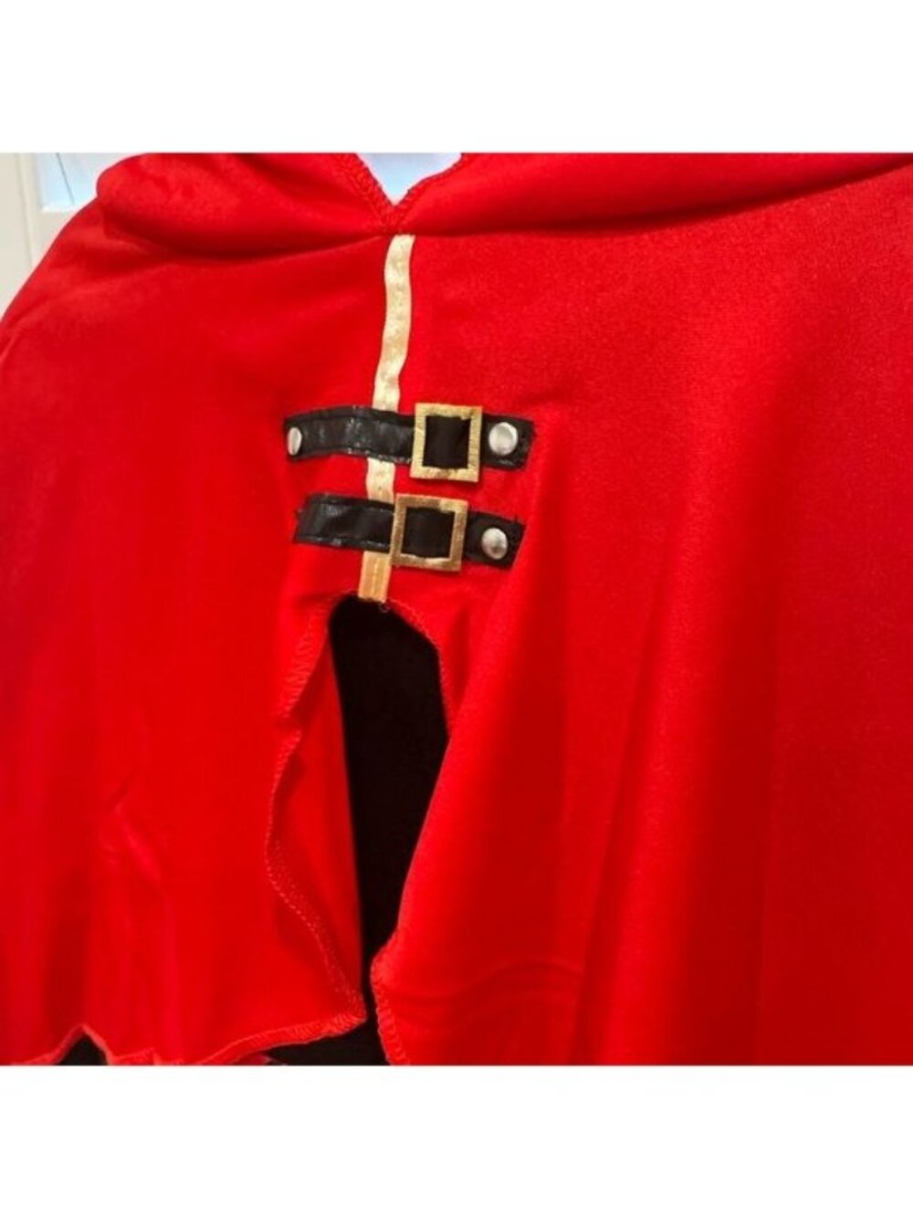 Amscan Red & Black Riding Hood Rebel Costume | Girl's Large (12-14) | NWT - Picture 7 of 10